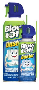 blow off duster canned air for computer cleaning and maintenance